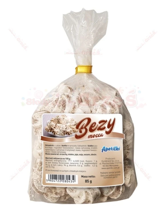 Bezy mocca - bezy gwiazdki kawowe 85g Apetilki