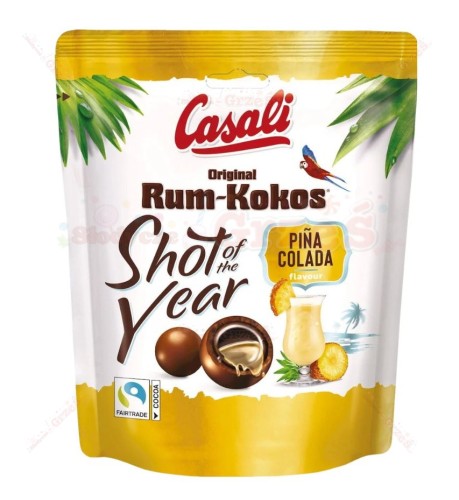 Draże Casali PINACOLADA rum-kokos z płynnym nadzieniem 175g