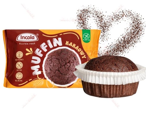 MUFFIN kakaowy bezglutenowy - bez laktozy, bez soi 50g Incola