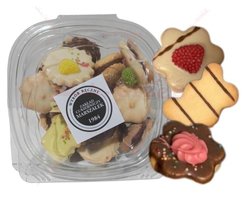 mieszanka kruchych ciastek - ręcznie robione MIX SMAKÓW 500g Marszałek