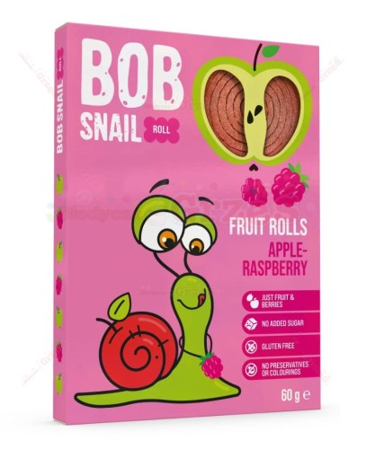Przekąska owocowa rolls JABŁKO-MALINA 60g Bob Snail