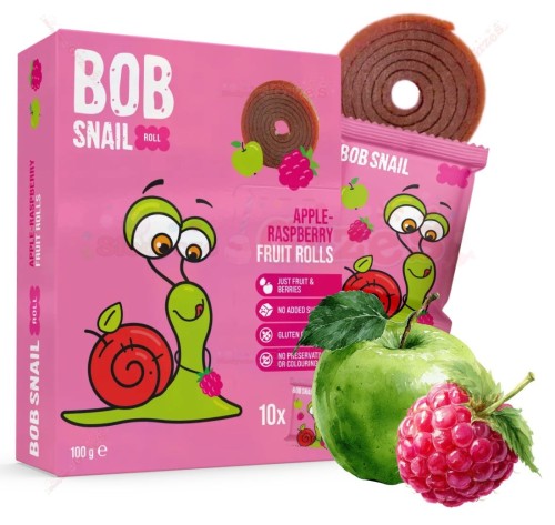 Przekąska owocowa rolls JABŁKO-MALINA 100g Bob Snail