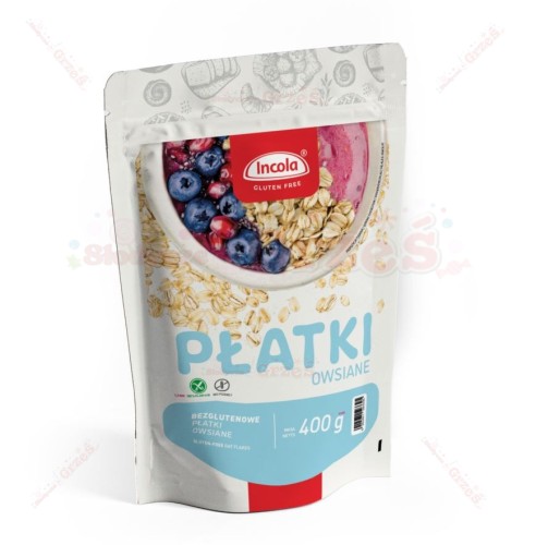 Płatki owsiane bezglutenowe 400g Incola