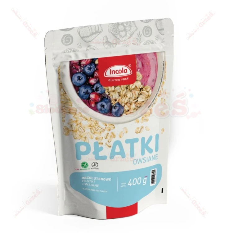 Płatki owsiane bezglutenowe 400g Incola