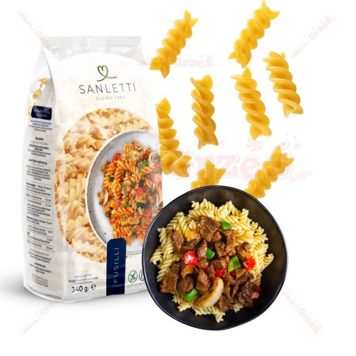 Makaron bezglutenowy FUSSILI ŚWIDERKI 340g Sanletti Incola