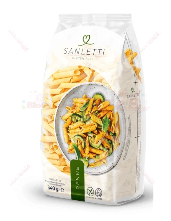 Makaron bezglutenowy PENNE RURKI 340g Sanletti Incola