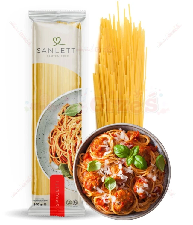 Makaron bezglutenowy SPAGHETTI spagetti 340g Sanletti Incola