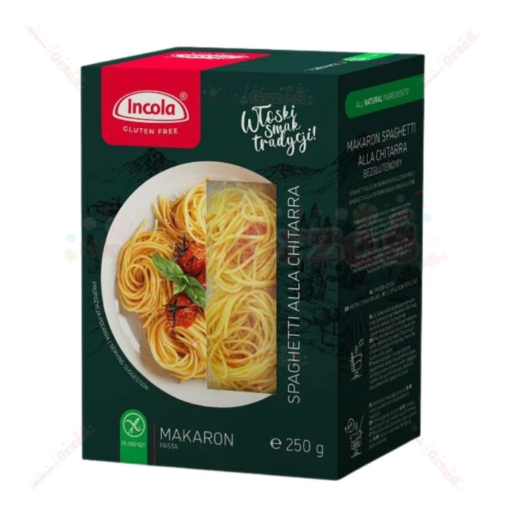 Makaron bezglutenowy SPAGHETTI Alla Chitarra 250g Incola