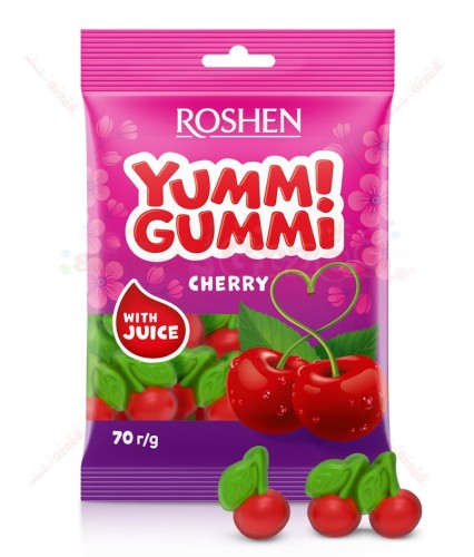 żelki Yummi Gummi Cherry - wiśnie  70g Roshen
