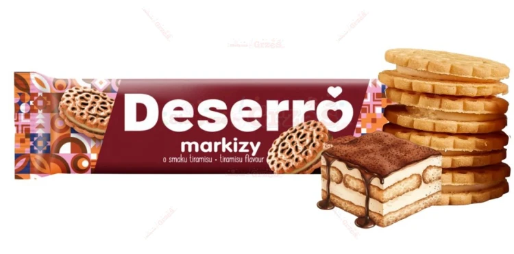 Markizy tiramisu Deserro 135g Cukry Nyskie