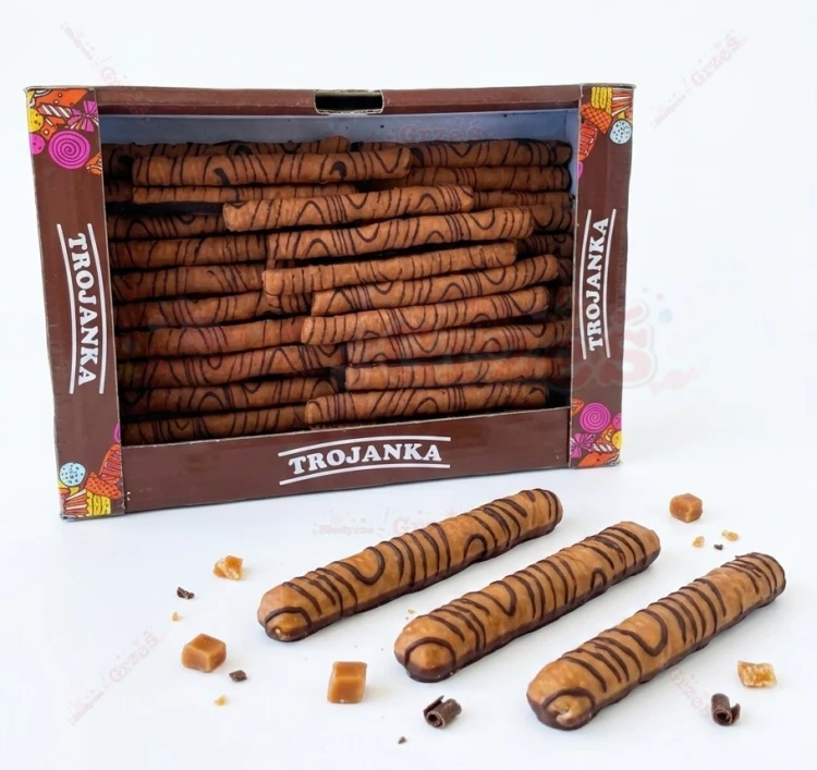 Chrupki kukurydziane w polewie TOFFI 1,5kg Trojanka