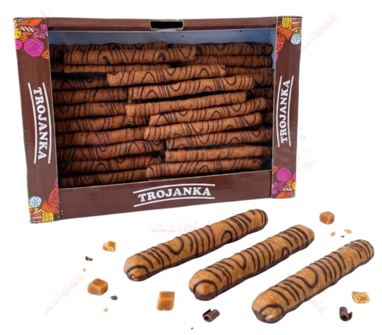 Chrupki kukurydziane w polewie TOFFI 1,5kg Trojanka