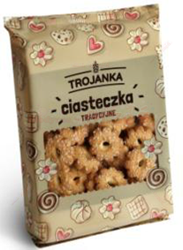 Stokrotka z cukrem - kruche ciasteczko posypane cukrem 400g Trojanka