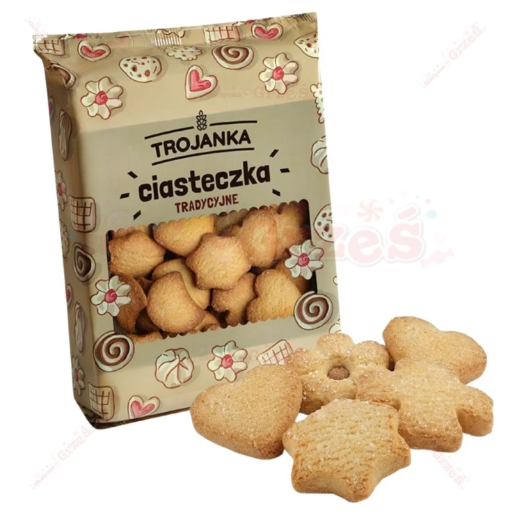 Mieszanka Piko - kruche herbatniki dekorowane cukrem 400g Trojanka