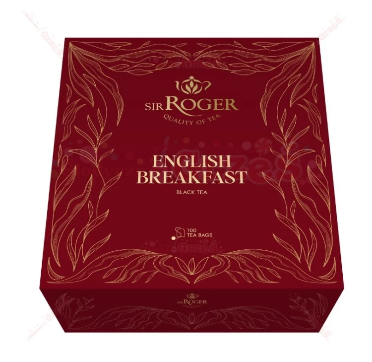 herbata czarna ENGLISH BREAKFAST 100 torebek*1,75g Sir Roger