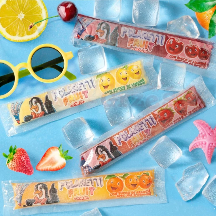 Pałeczki lodowe LODY wodne z SOKAMI owocowymi 10*40ml Polaretti