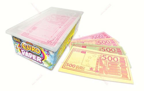 Owocowe opłatki jadalne - wafle banknoty Euro 200szt Johny Bee