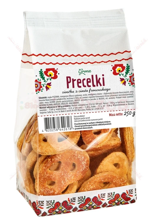 Precelki z ciasta francuskiego 250g Grono