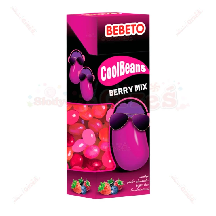Bebeto żelki FASOLKI Cool beans BERRY MIX 30g Odra