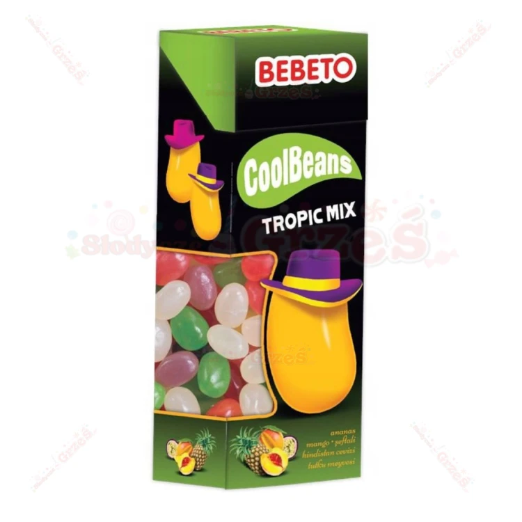 Bebeto żelki FASOLKI Cool beans TROPIC MIX 30g Odra