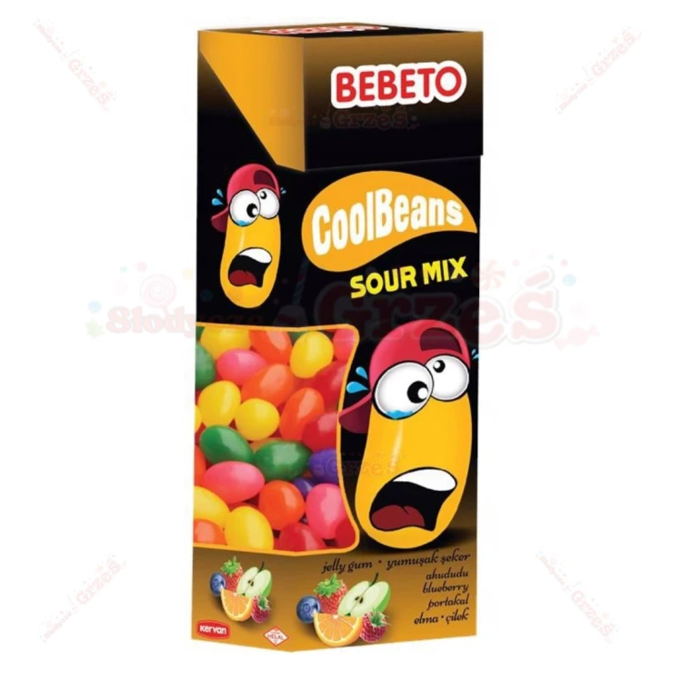 Bebeto żelki FASOLKI Cool beans SOUR MIX 30g Odra