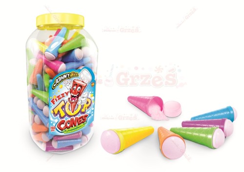 Lizaki pudrowe - lody  z oranżadką Top Cones 150szt *12,5g Johny Bee