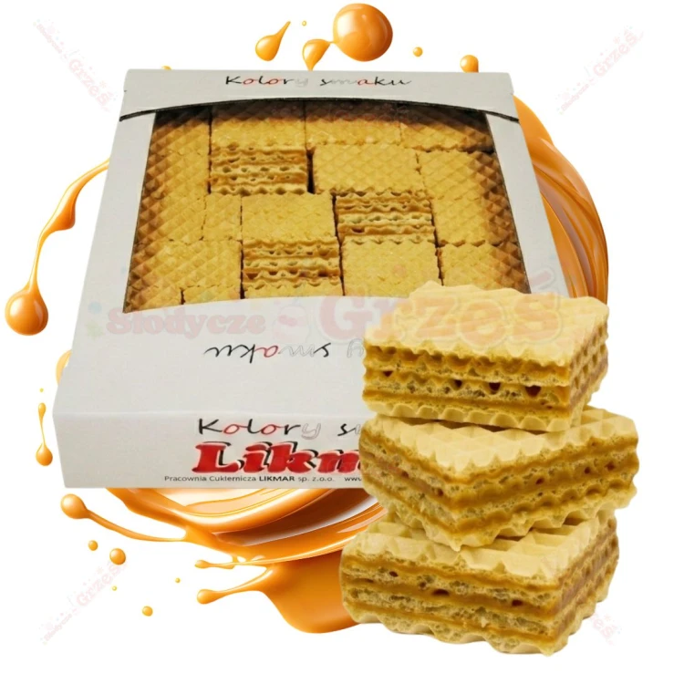 Pischinger krówkowy - wafle przekładane kremem 2kg Likmar