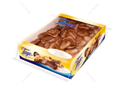Pierniki SERDUSZKA lukrowane 600g Tago | Serca w lukrze