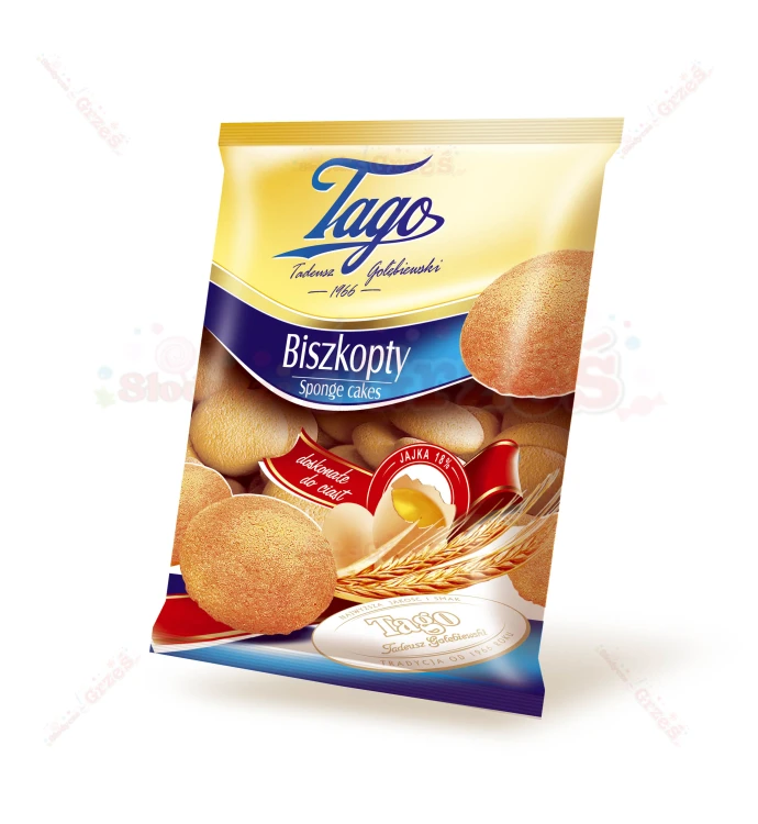 Biszkopty okrągłe BUŹKI 90g Tago | suche biszkopty