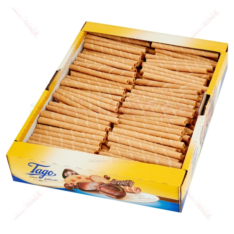 Rurki waflowe PUSTE  - słodka RURKA pusta  do deserów 1kg Tago