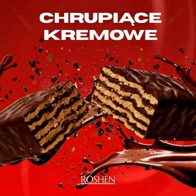 Johny Krocker choco - wafelki KAKAOWE 1kg Roshen