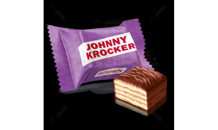Johny Krocker milk - wafelki MLECZNE 1kg Roshen