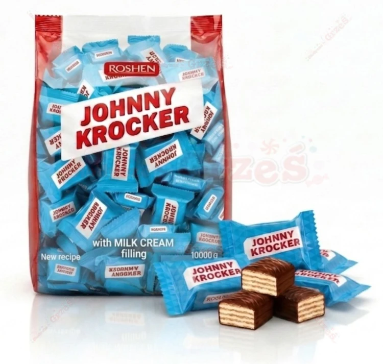 Johny Krocker coco- wafelki KOKOSOWE 1kg Roshen