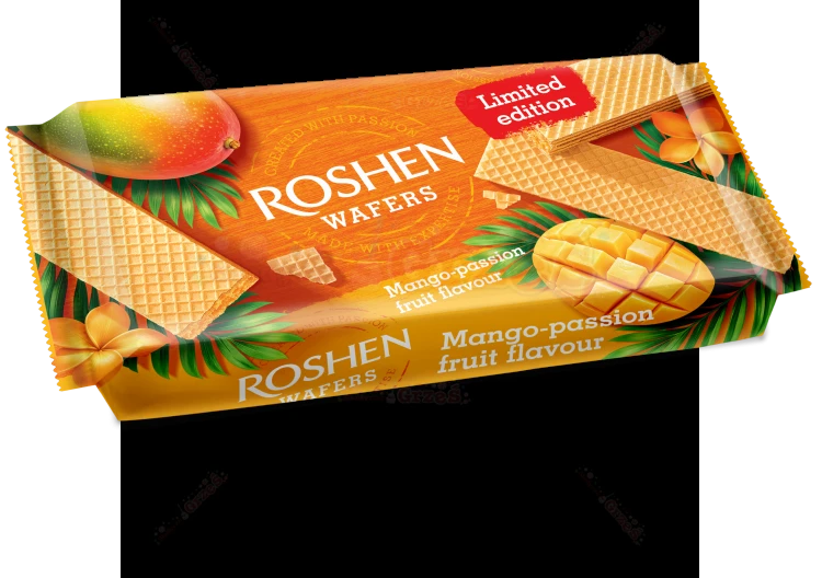 wafelki MANGO-MARAKUJA limitowana edycja LATO 216g Roshen