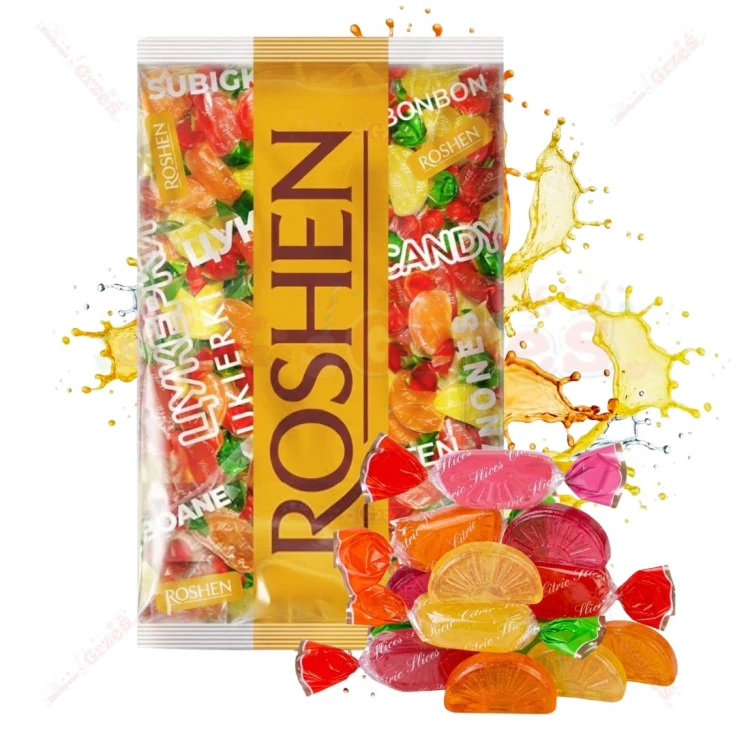 Cukierki CYTRUSKI owocowe  CYTRUS MIX 1kg Roshen