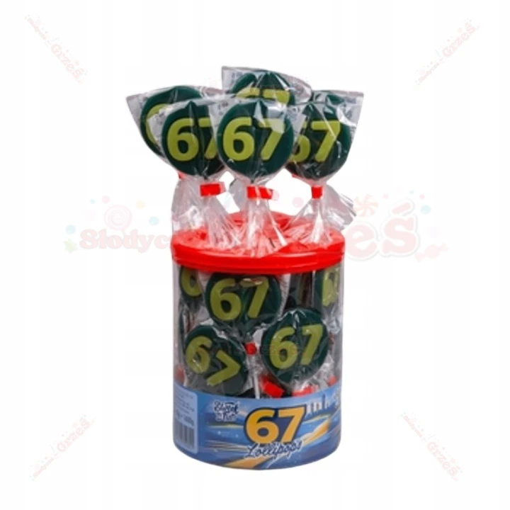 67 Lizaki SIX SEVEN viralowy Lizak Tik Tok 40g Sweet' nfun
