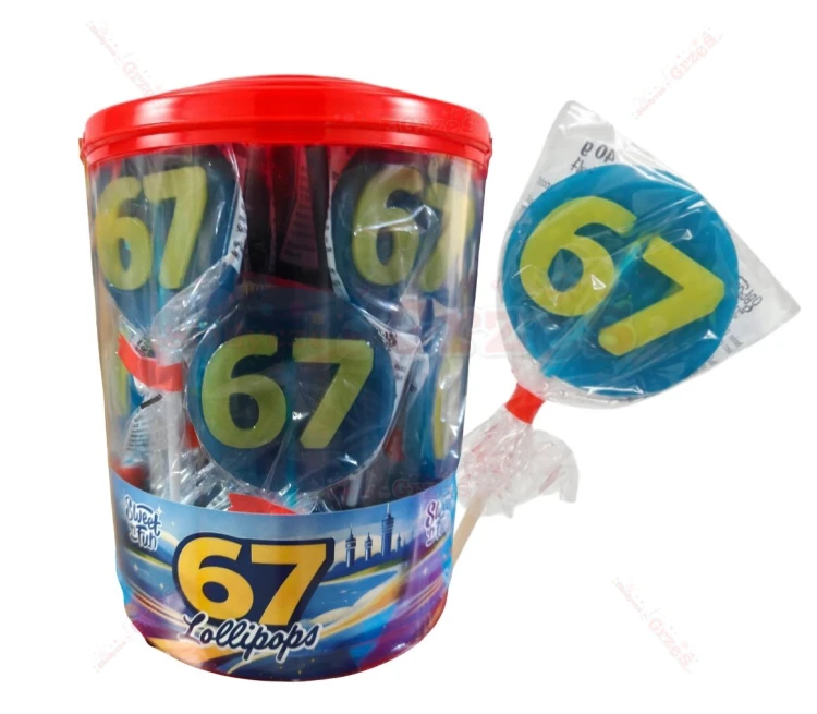 67 Lizaki SIX SEVEN viralowy Lizak Tik Tok 40g Sweet' nfun