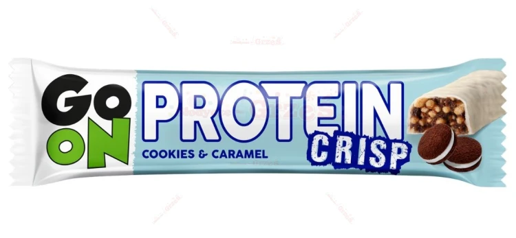 Go On baton PROTEIN CRISP ciastko-karmel 24*50g Sante