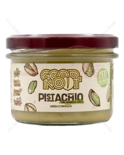 Krem pistacjowy PISTACHIO bez cukru, bez glutenu 200g Good Noot