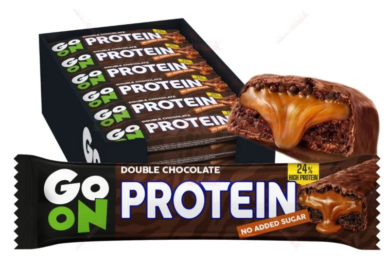 Go On baton PROTEIN Double Chocolate BEZ CUKRU 24*45g Sante