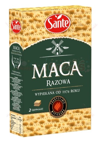 Maca pszenna razowa - pieczywo chrupkie 180g Sante