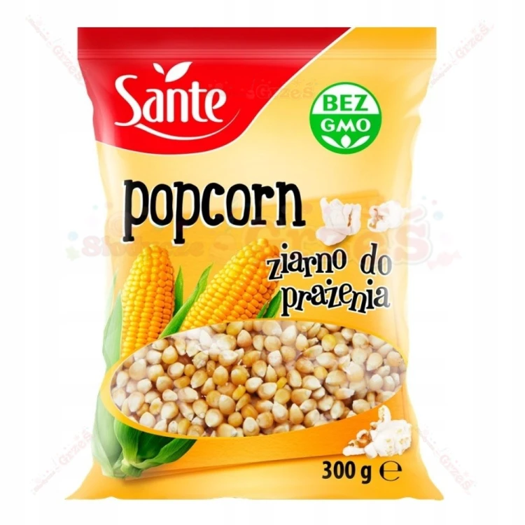 Popcorn ZIARNO kukurydza do prażenia 300g Sante