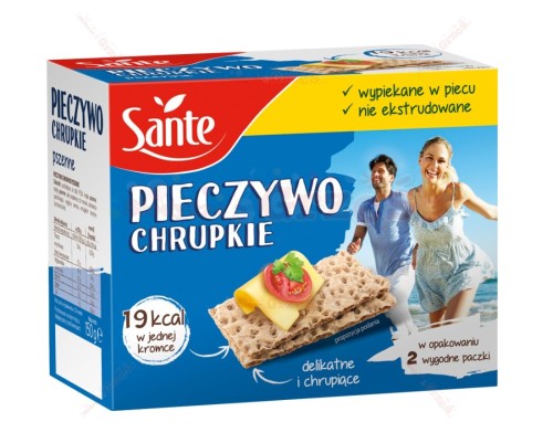 Pieczywo chrupkie PSZENNE  bez cukru 150g Sante