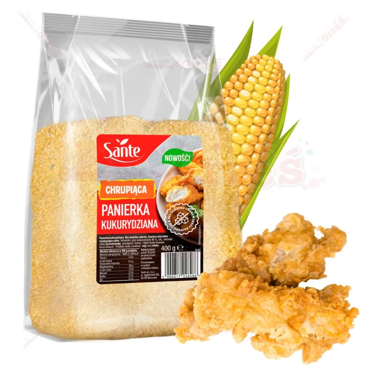 Chrupiąca panierka kukurydziana 300g Sante