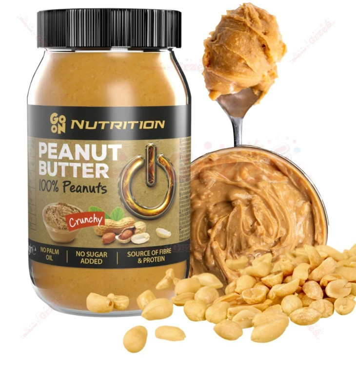 Go On PEANUT BUTTER crunchy, chrupiące masło orzechowe 900g Sante