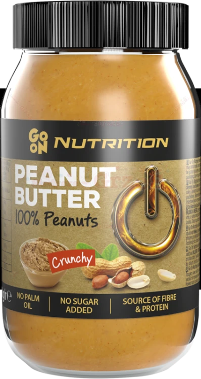 Go On PEANUT BUTTER crunchy, chrupiące masło orzechowe 900g Sante