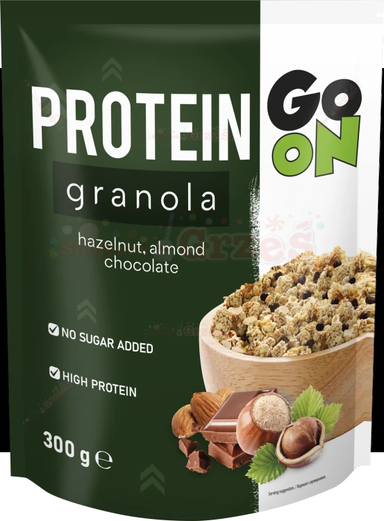 GO ON granola proteinowa CZEKOLADA ORZECHY BEZ CUKRU 300g Sante