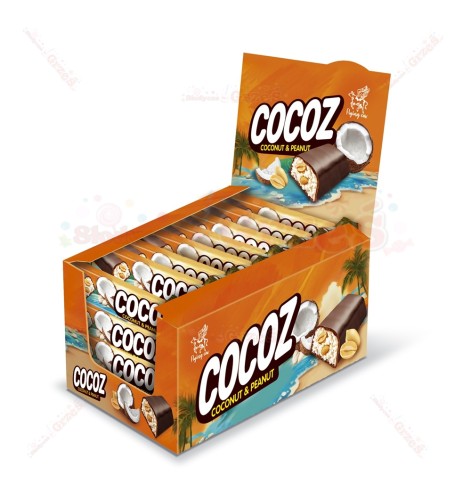Baton kokosowy COCOZ&PEANUT z orzeszkami 35g Aim Foods