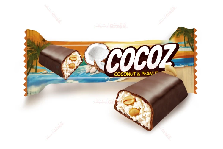 Baton kokosowy COCOZ&PEANUT z orzeszkami 35g Aim Foods