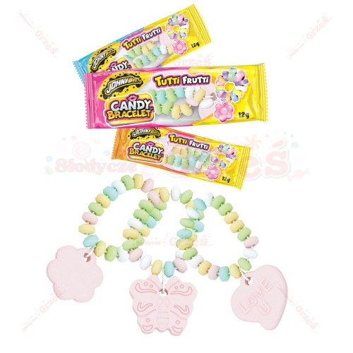 Cukierki pudrowe bransoletki 50*12g Johny Bee Bracelet Candy